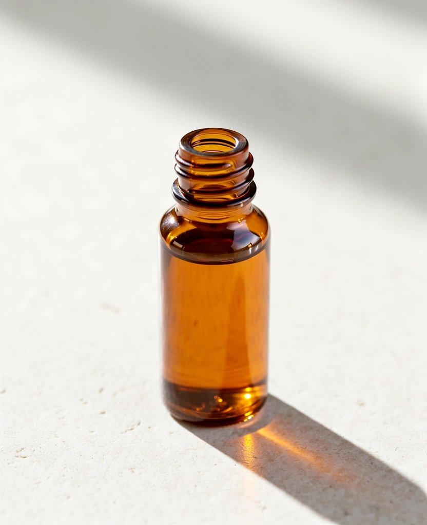 High-quality wellness supplements bottle on stone